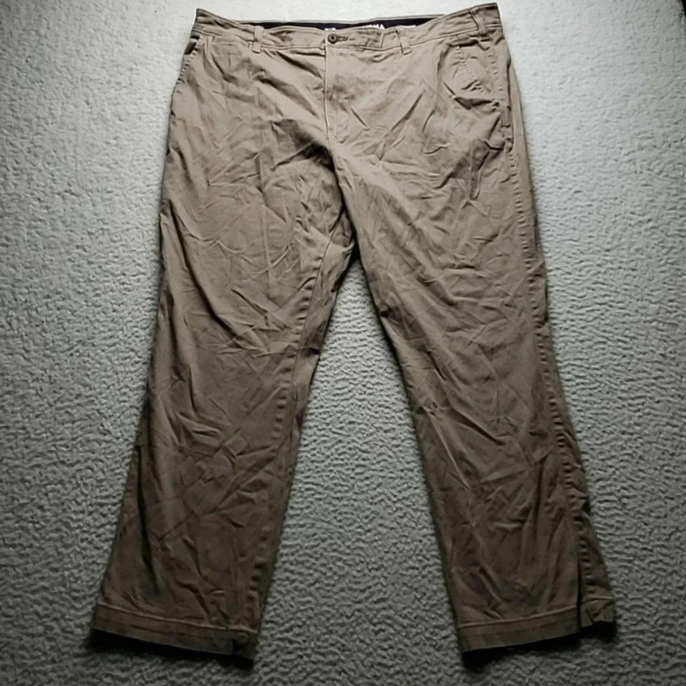 Sonoma Goods For Life Pants Mens 42x30 Beige Flexwear Straight Chino Casual